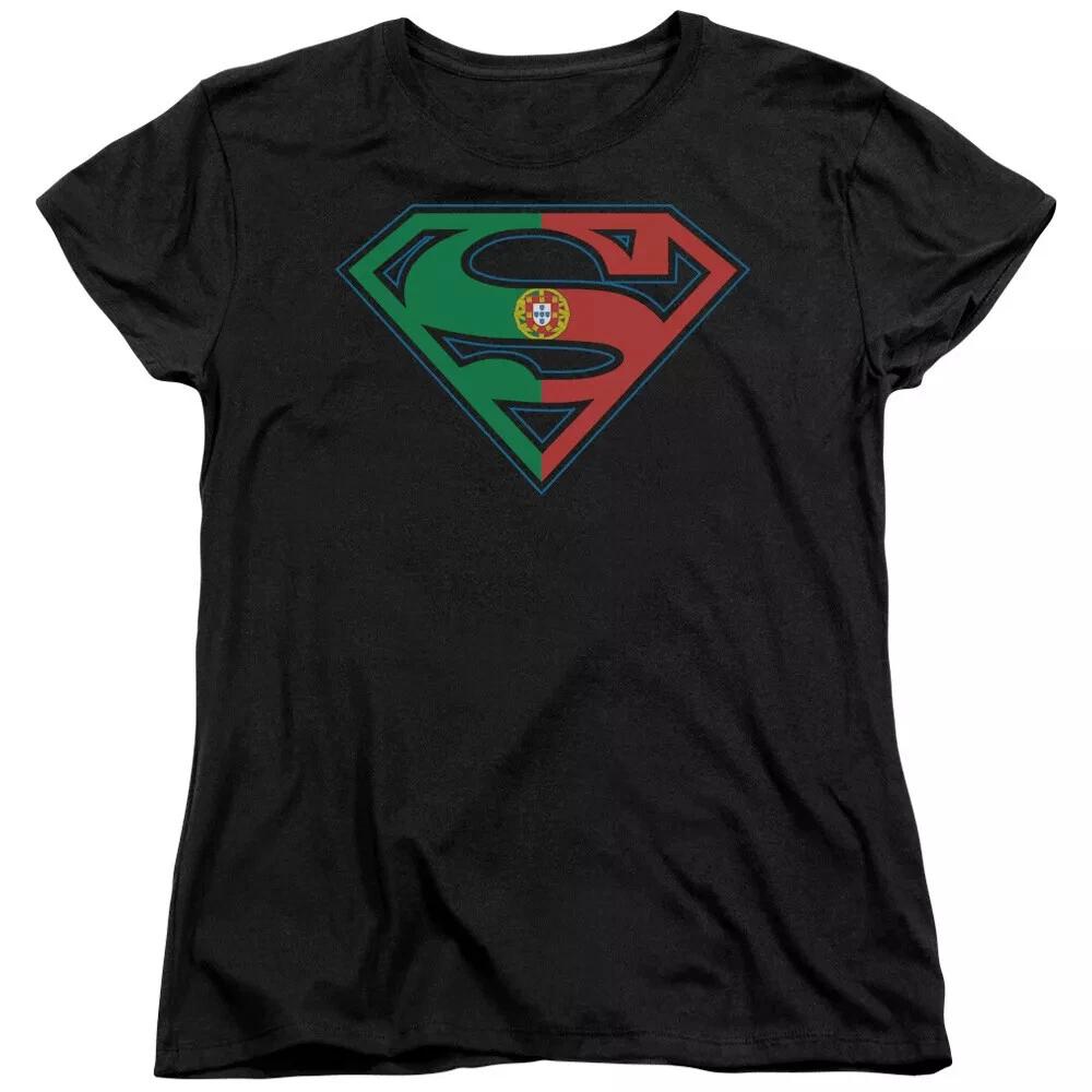Superman  Portugal Shield  Women s T-Shirt XL