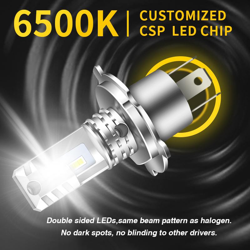2PCS For Honda CRV CR-V 2007 2008-2014 LED Headlight Bulbs H4 HB2 High Low Beam Lamp H11 Fog Light 6000K CSP for Car Headlamp