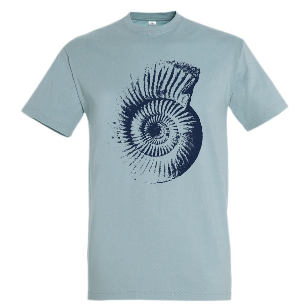 

Ammonite t-shirt fossils Fossil The Jurassic Coast extinct marine mollusc Unisex T-Shirt S