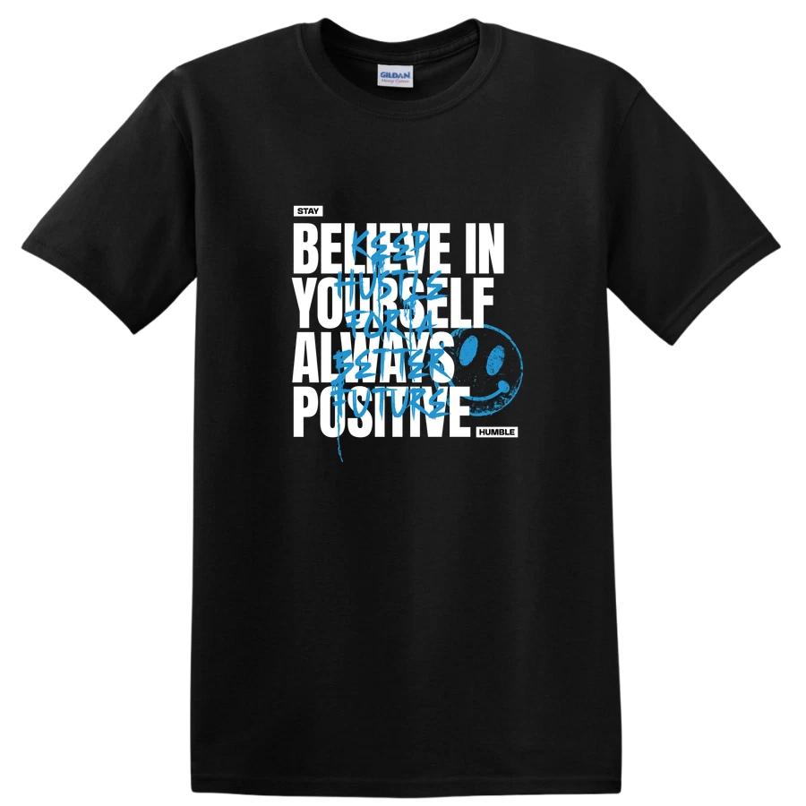 Keep Hustling for a Better Future Stay Humble Inspirational T Shirt Tee M
