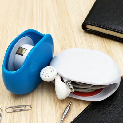 Automatic Cord Winder Portable Travel Retractable Headphone USB Data Charging Cable Organizer