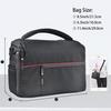 FOSOTO DSLR SLR Camera Case Shoulder Bag for Digital Cameras Large Size Large Capacity Storage Space Dividers Compatible with Various Cameras &