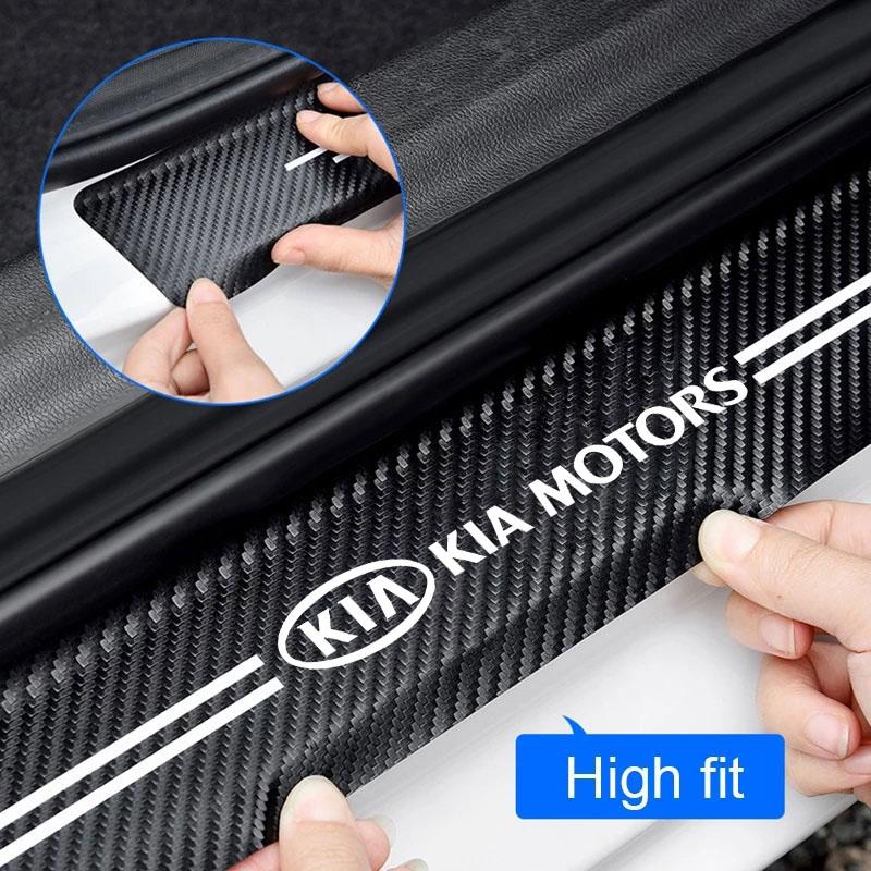 Car Bumper Door Guard Protection Film Car Door Sill Sticker For KIA sportage cerato Optima K2 K4 K5 rio soul stonic Accessories