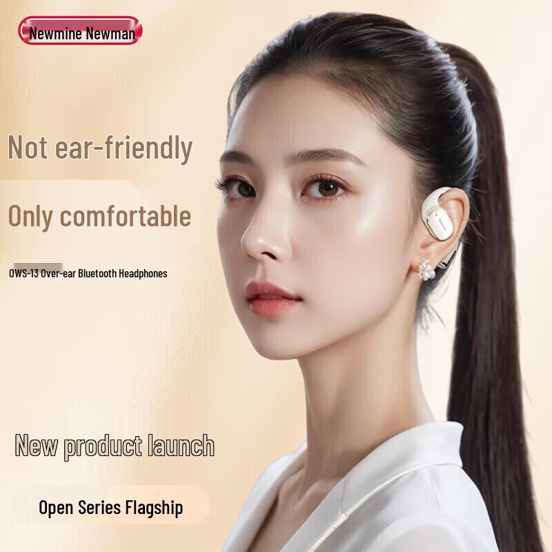 Newman OWS-13 Open-Ear Bone Conduction Bluetooth Headphones