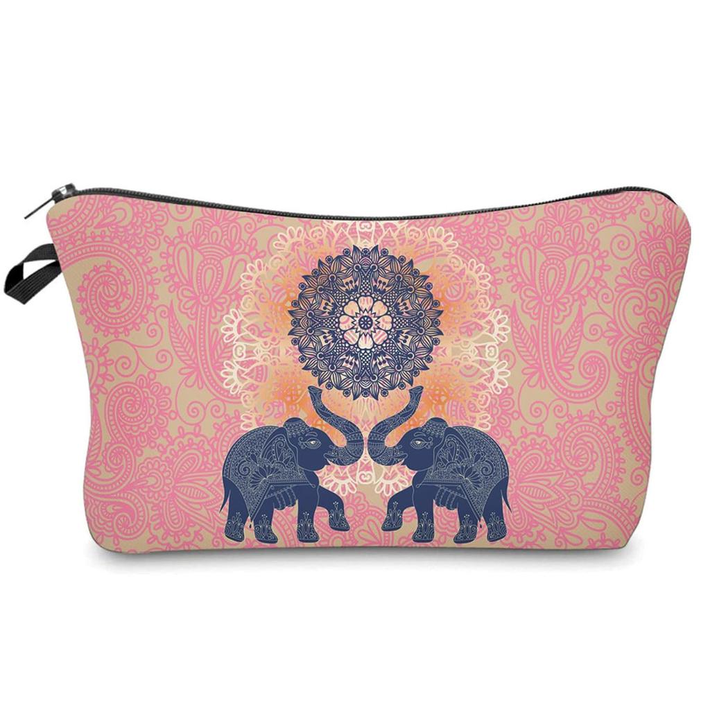 Women Creativity Print Cosmetic Bag Toiletries Organize Travel Storage Case 6839 KTB