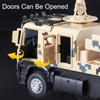 1:32 Military ATTACK-11 Drone Launch Car Tank Transport Model Toy Diecast Metal Doors Opened Sound Light Models for Kids Gifts