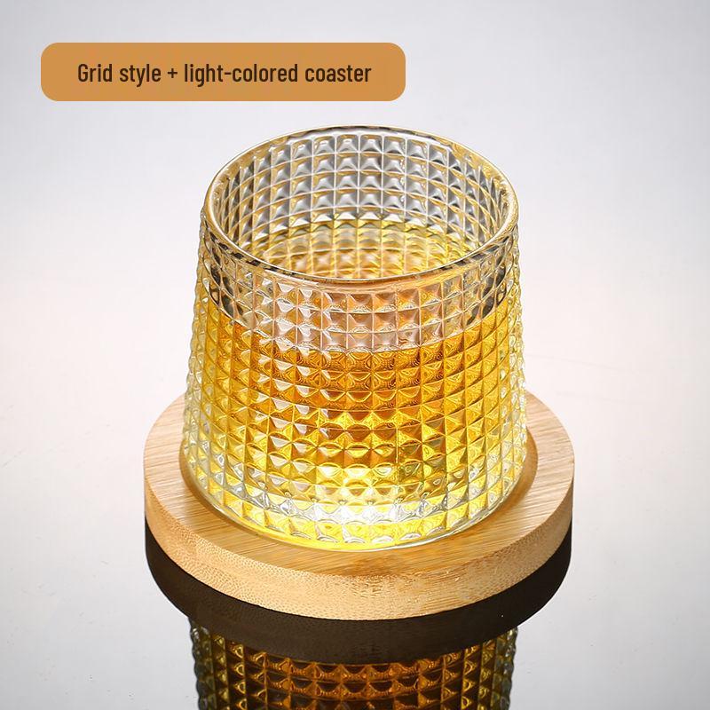 Otočná sklenice na whisky: Gyro Dekompresní Kladívkový Design