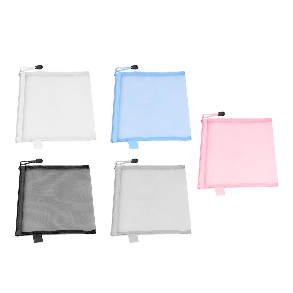 10PCS  Documents Pouch Waterproof Tear Resistant A5 Paper Size Document Organizer Bag