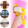 Paint Edger Roller Brush Hand-held Portable Clean-Cut Tool with Roller and Brush for Home Room Wall Ceiling Window Painting