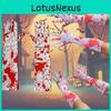 Horrible Bloody Red Gloves Cosplay Halloween Party Props Bloodstains Handwear