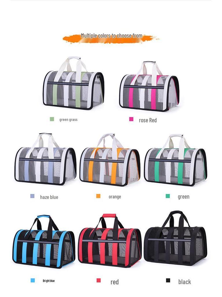 Transparente Atmungsaktive Modische Tragbare Haustiertasche Handtasche für Katzen und Hunde
