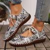 Summer Sandals Women's Embroidered Casual Leaky Heel Soft Sole Ethnic Chinese Style Fashion Ethnic Style Shoes  flats
