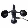 0-30m/s Aluminium Alloy Wind Speed Sensor Weather Station Detector 3 Cup Anemometer Sensors Pulse RS485 Output 4-20mA 0-5V 0-10V