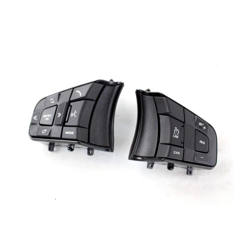 Car Steering Wheel Button Replacement For Jaguar XF XFL XE F-PACE Steering Control Switches For Cruise Heating System Right