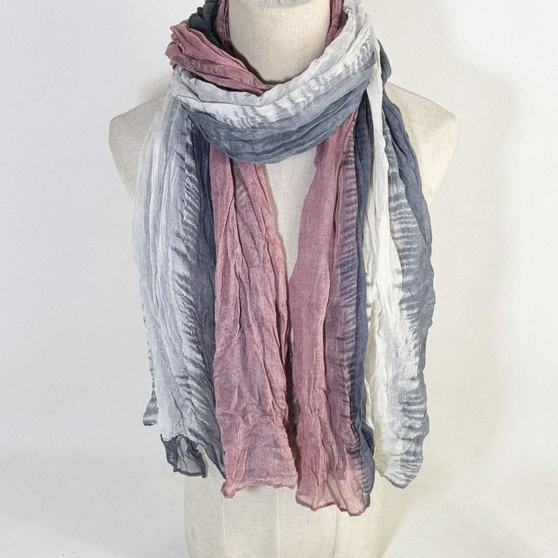 Women's Cotton and Linen Scarf Fashionable and Versatile Temperament Scarf Warm and Soft Scarf
