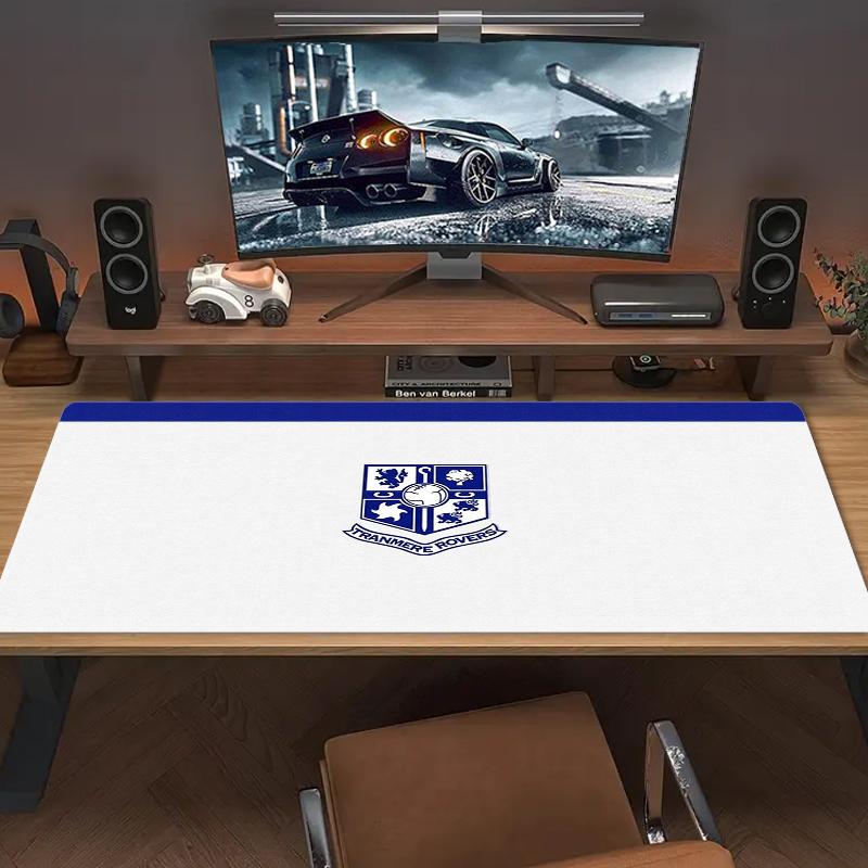 Tranmere Rovers Football Club Mouse Pad Large Gaming Table Cushion Nonslip Laptop Tablet Big Mousepad Xxl Mat Mini Pc Playmat With Lock Edge