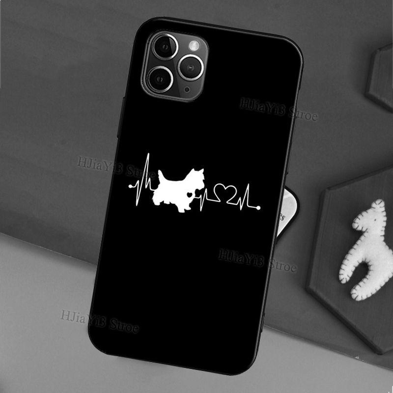 

West Highland Terrier Westie Case For iPhone 11 12 Pro Max 13 mini SE 2020 6S 8 7 Plus X XR XS Max Back Cover Shell iPhone 13 mini