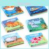Soft Baby Cloth Book 0-3 Years Old Tear-proof Early Educational Toy With Sound Paper For Infant Toddler