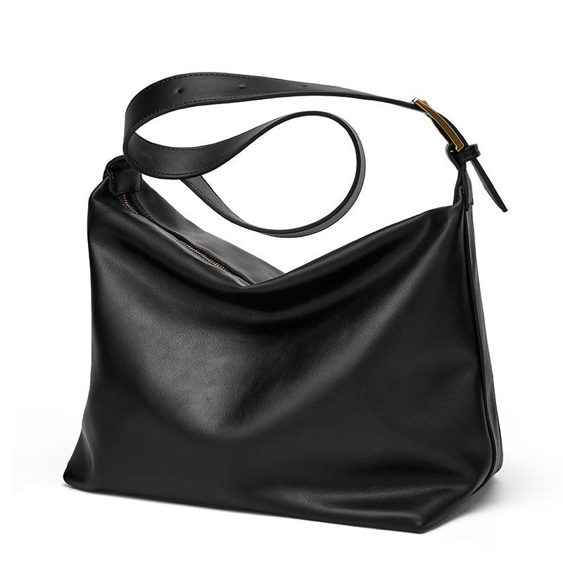 Large-capacity Soft Leather Large Bag, New Autumn and Winter Trendy Fashion Tote Single Shoulder Oblique Span Women's Bag