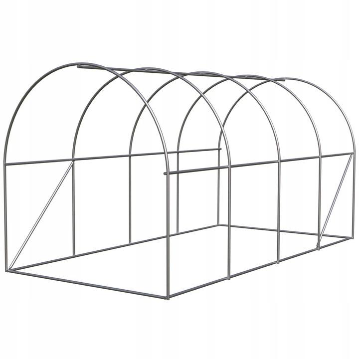 Tunel Foliowy Ogrodowy Szklarnia Foliak Uv4 4,5X2M 10M² Wielosezonowy Mocny