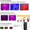 USB LED Plant Grow Light Indoor Garden 10 Dimmable Levels Grow Light Full Spectrum Timer Setting Hydroponic Greenhouse 3H/9H/12H