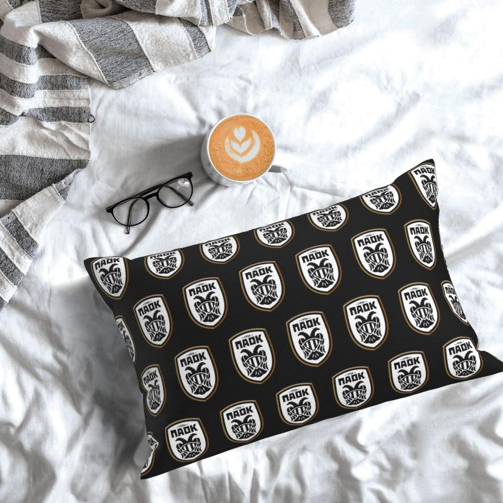 PAOK Greek Football Sports Fans From Thessaloniki Rectangle Pillowcase Cushion Cover Decor Bedroom Bed Home Comfort Throw Pillow