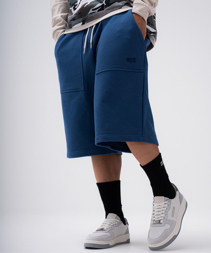 Ipiti Out Pocket Sweat Half Pants (Navy)
