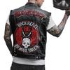 229 Jumia Cross-border Men's Summer Denim Vest Rotten Edge European and American Ins Style Youth Retro Denim Vest
