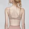 Women's Thin Cup One-Piece Seamless Bra Push Up Lifting Anti-Sagging Wireless Comfortable Breathable Underwear for Small Bust