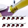 10pcs Silicone Wine Bottle Stopper Vacuum Sealed Leakage‑Proof Vacuum Plug Tool Red Wine Manual Press Manual Press Corks