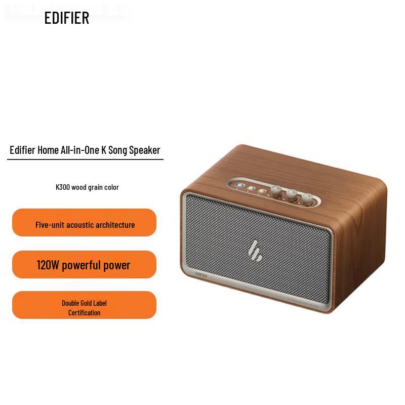 

Edifier K300 Home Karaoke Bluetooth Speaker CN plug (adapter included)
