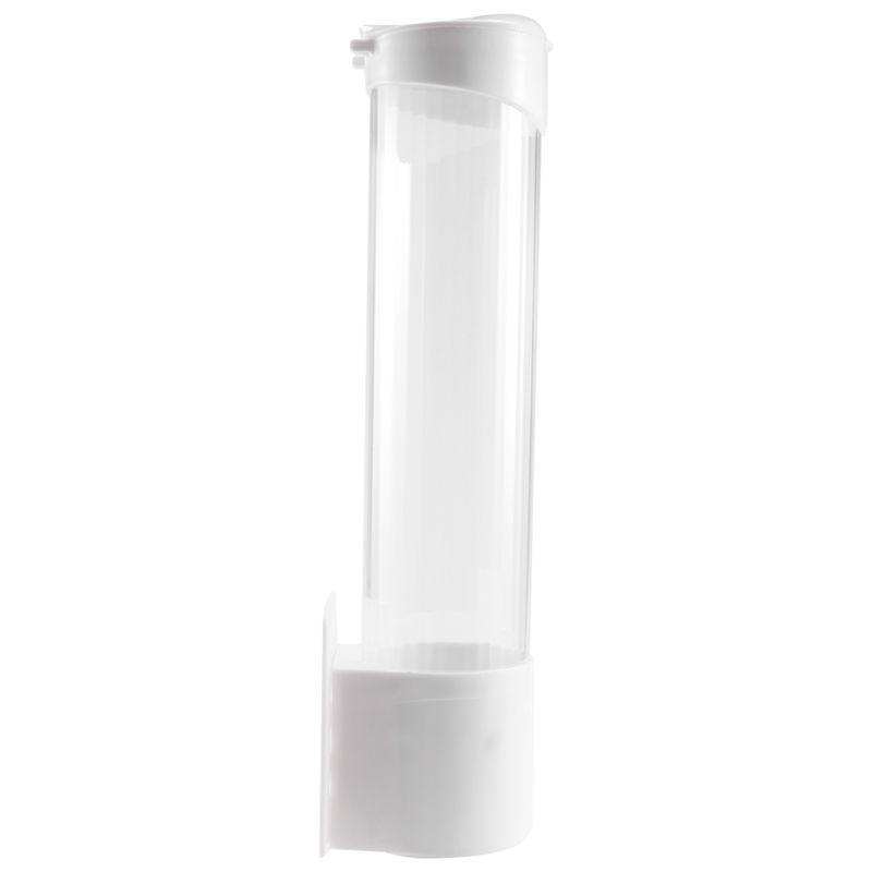 

AEE2-Cup Dispenser, Cup Holder Fits 3Oz - 7Oz Flat Bottom Or Cone Cups Water Cups Dispenser Wall Mounted Bathroom белый