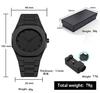 New Trend Fashion Men Watch Business Men Quartz Watch Classic Waterproof Round Watches Art Arabic Digital Dial Men's Clock