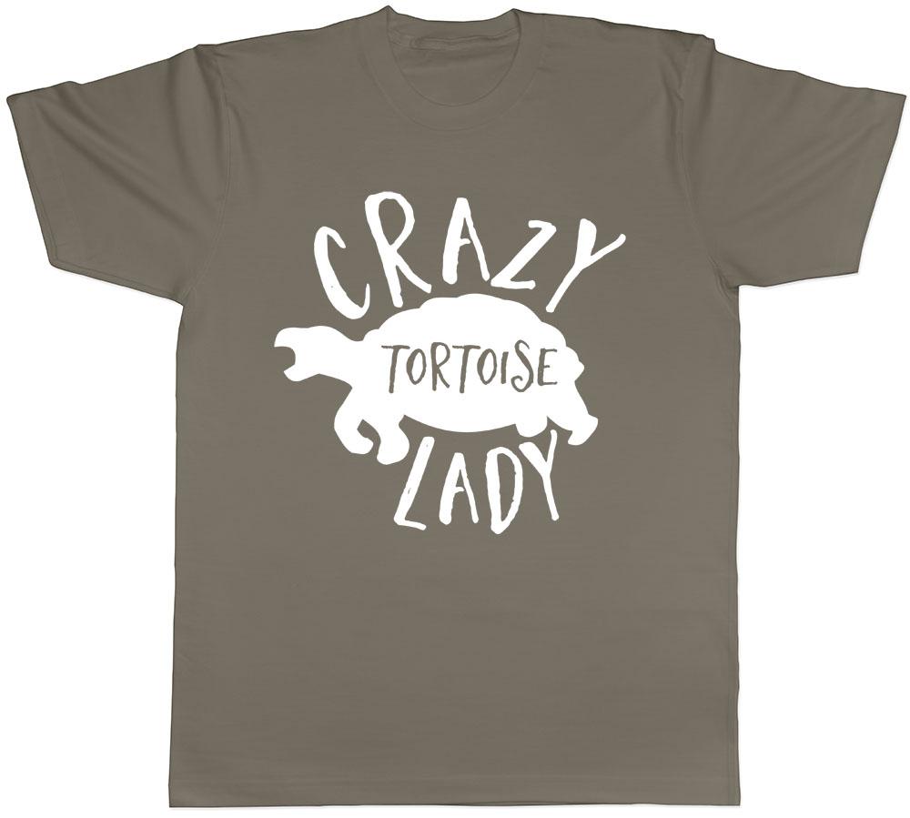 Unisexs Ladies Crazy Tortoise Lady TShirt