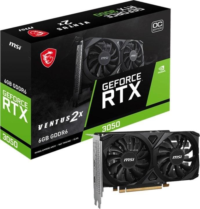 Scheda grafica MSI GeForce RTX 3050 VENTUS 2X E 6G OC
