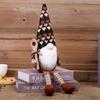 Cute Faceless Doll Creative Miniature Figurine Sculpture Coffee Rudolf Doll  Festival