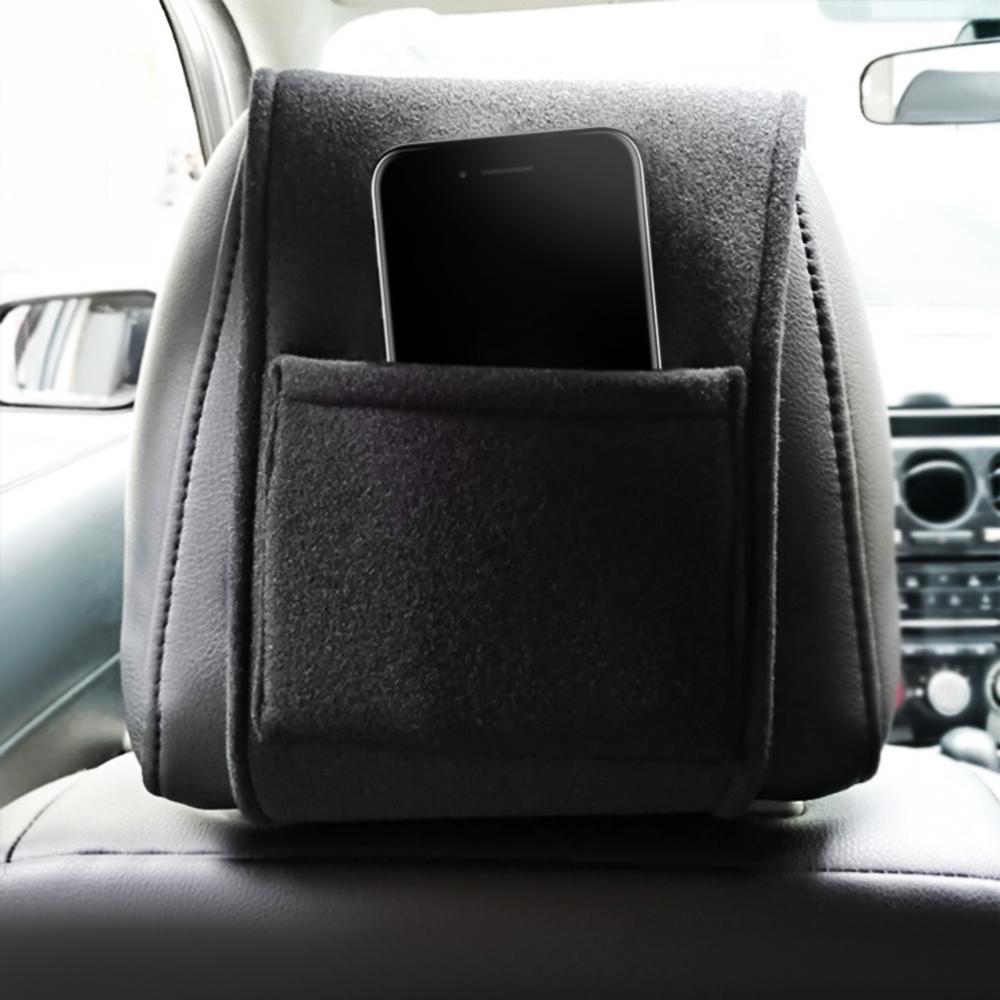 IARW2 Car Headrest Cover Head Rest Cushion Leather Neck Pillow Case For Ford Focus Escort Fusion Kuga Ecospor Car Interior Accessories