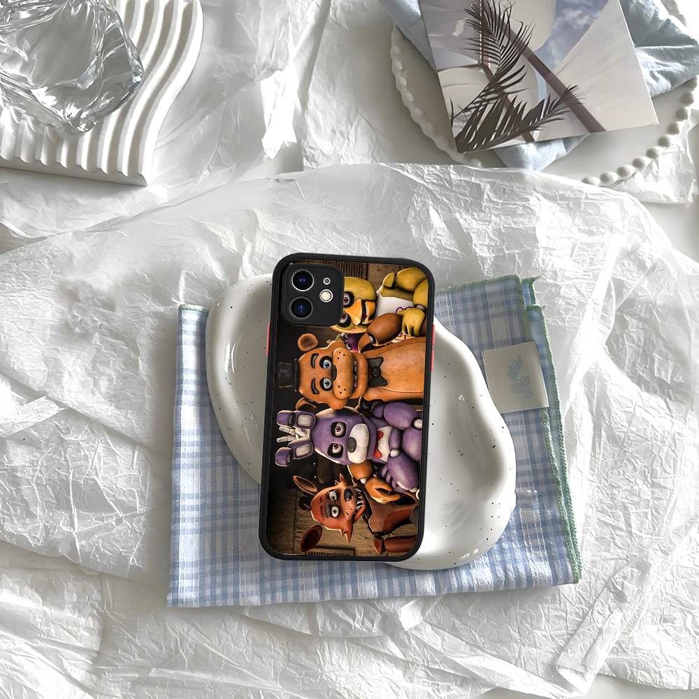 F-FNAF Five-nights-At-Freddys Handyhülle Für IPhone 16 15 14 Plus 15 13 12 11 Pro Max X XS MAX Mattes Cover