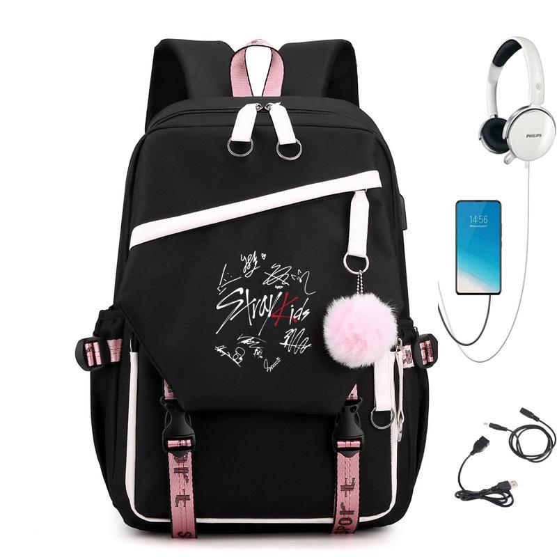 Usb Charging School Bag Male And Female Students Backpack Backpack