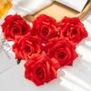100pz 10cm Fiori Artificiali all'Ingrosso per Scrapbooking Natale Decorazioni per la Casa Matrimonio Giardino Arco di Rose Testa di Seta Finta Scatola di Caramelle