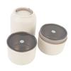 Round Insulated Lunch Box 304 Stainless Steel Lunch Container Portable Thermal Food Container for Travel