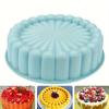 Antihaft-Silikon-Kuchenform, 100-fach faltbare runde Kuchenform, Sonnenblumen-Hähnchen-Kuchenform für Küche und Haushalt, Backwerkzeug