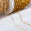 Color-Preserving 14K Gold-Filled Clip-On Chain Extension Necklace/Bracelet DIY Tassel.