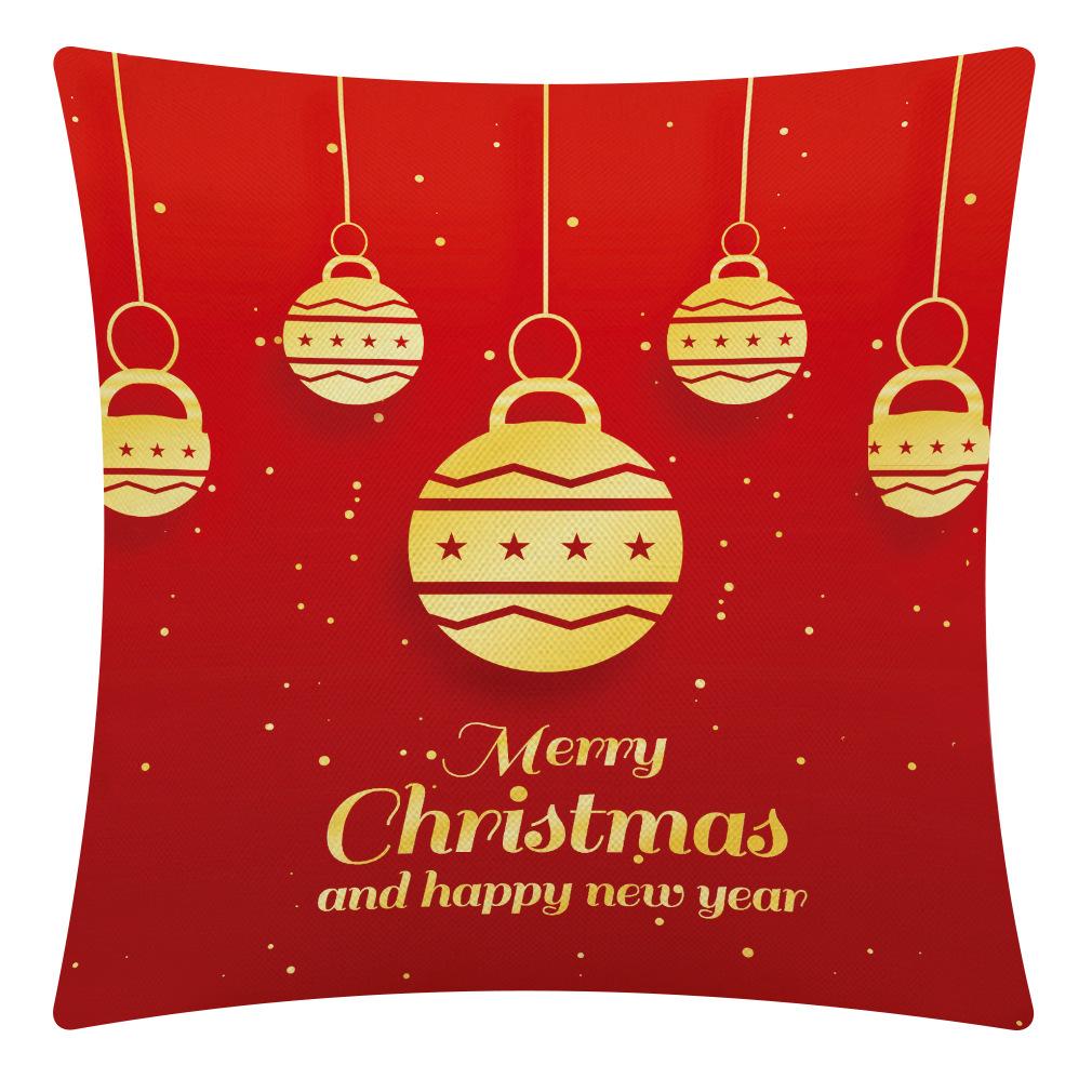 

Трансграничная новая красная рождественская серия, домашние наволочки, автомобильные подушки, диванные подушки, подушки 40x40cm