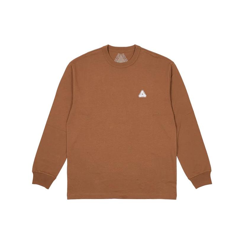 

Palace Sofar Топы унисекс мокко с длинными рукавами Коричневые P24LS004 L