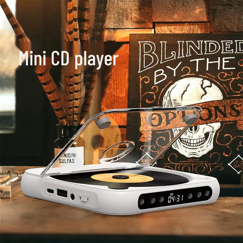 Portable Audiophile CD Player with Repeater - Lightweight Walkman for Student English Listening