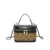 Foreign style leisure large capacity new texture fashion printed box chain portable shoulder crossbody small square bag