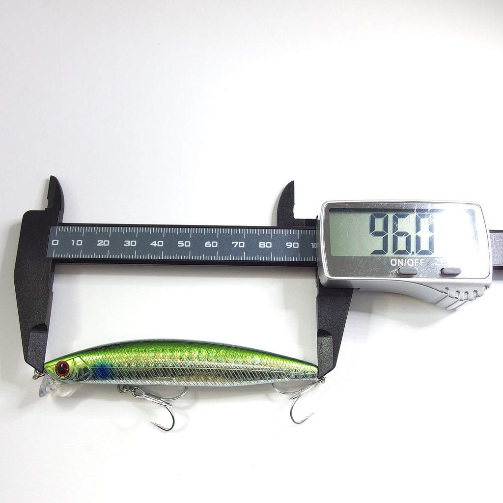 Momo Lure Shallow Minnow a Center of Gravity Model for Sea Bass and Fishing 97F-SSR, Tungsten-Moving Below-the-Surface (Assortment 01)