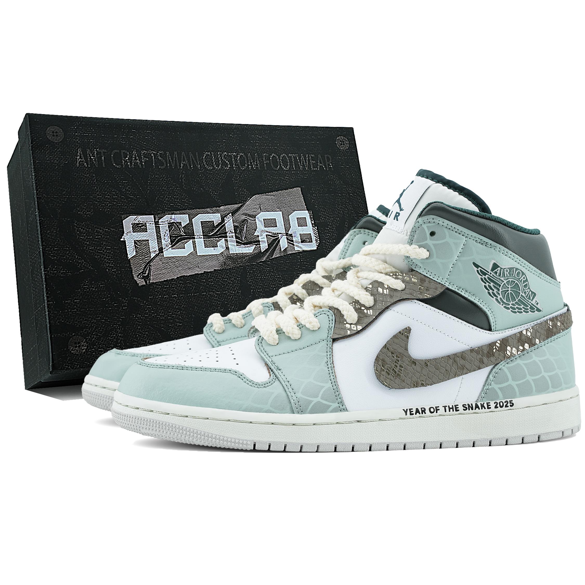 

Jordan Air Jordan 1 Cushioning Abrasion Resistant Cushioning, Wear Resistant Mid top Vintage Basketball Shoes Men s FQ7720-103(Team349-) 43