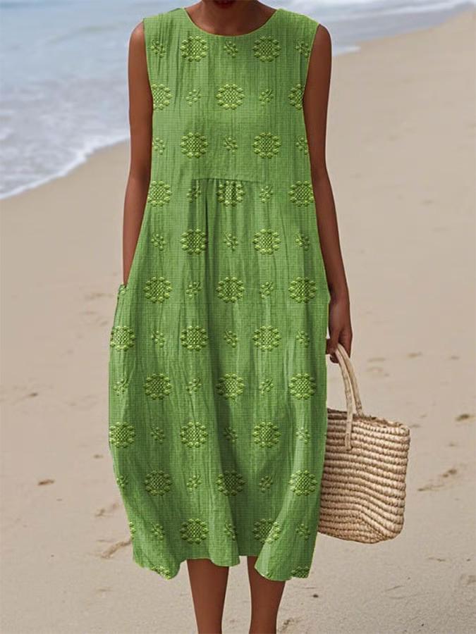 Women's Cross-Border Fashion Slim Fit 3D Print Long Dress